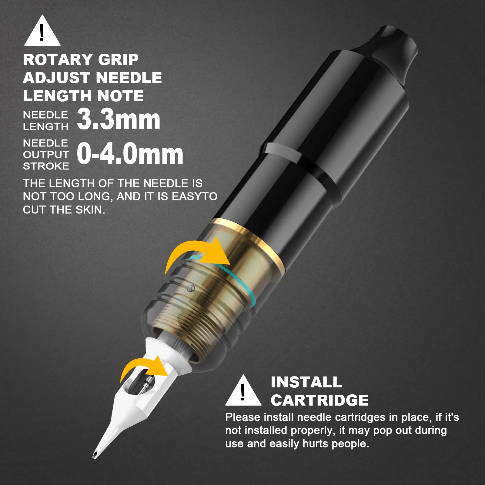 Solong Rotary Tattoo Kit Complete for Starters EK128B-1
