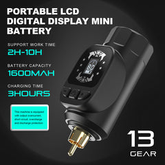 Hawink Tattoo Rotary Machine Wireless Pen Kit with 2 Batteries EM155KITP155-1