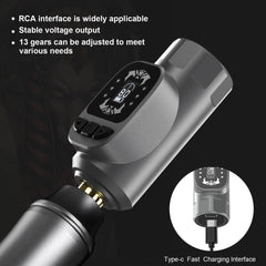 Hawink Tattoo Rotary Machine Wireless Pen Kit with 2 Batteries EM155KITP155-1