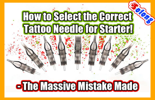 how to select tattoo needle for starter?