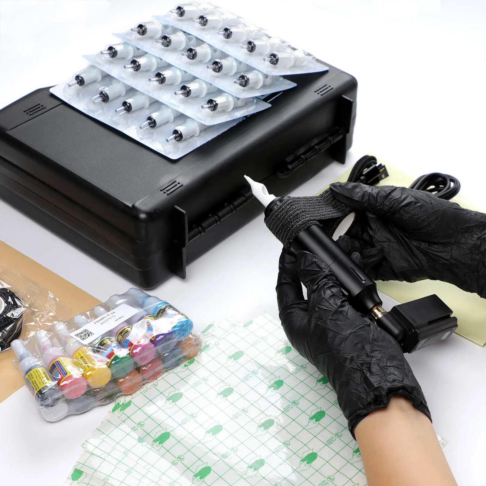 Solong Rotary Tattoo Pen Complete Wireless kit